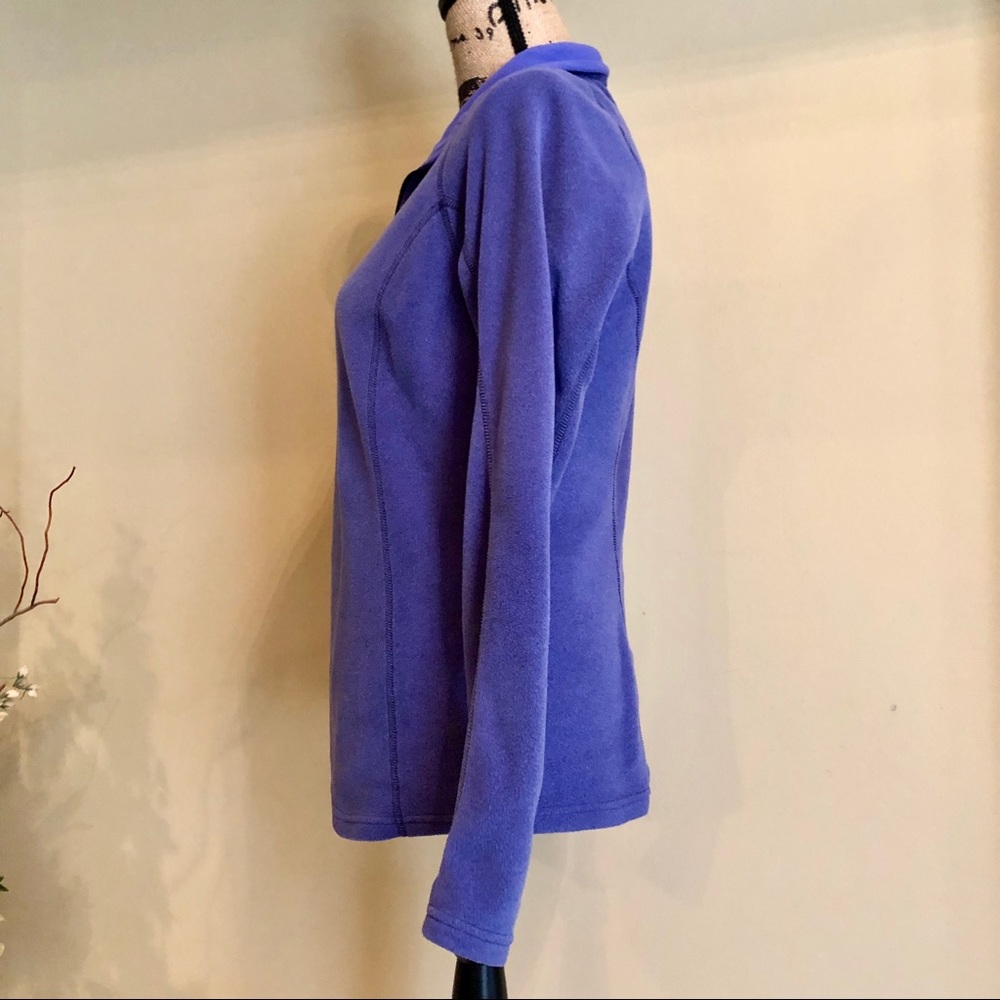 ~The North Face~ purple quarter zip fleece - Picture 3 of 4